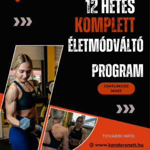12 hetes komplett életmódváltó program